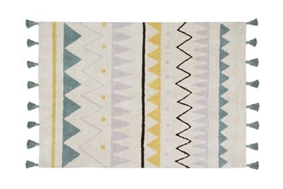 Azteca Natural-Vintage Mavi - Buyuk