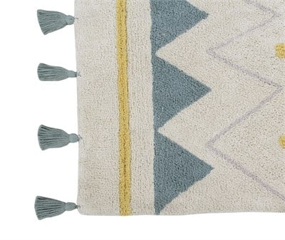 Azteca Natural-Vintage Mavi - Buyuk