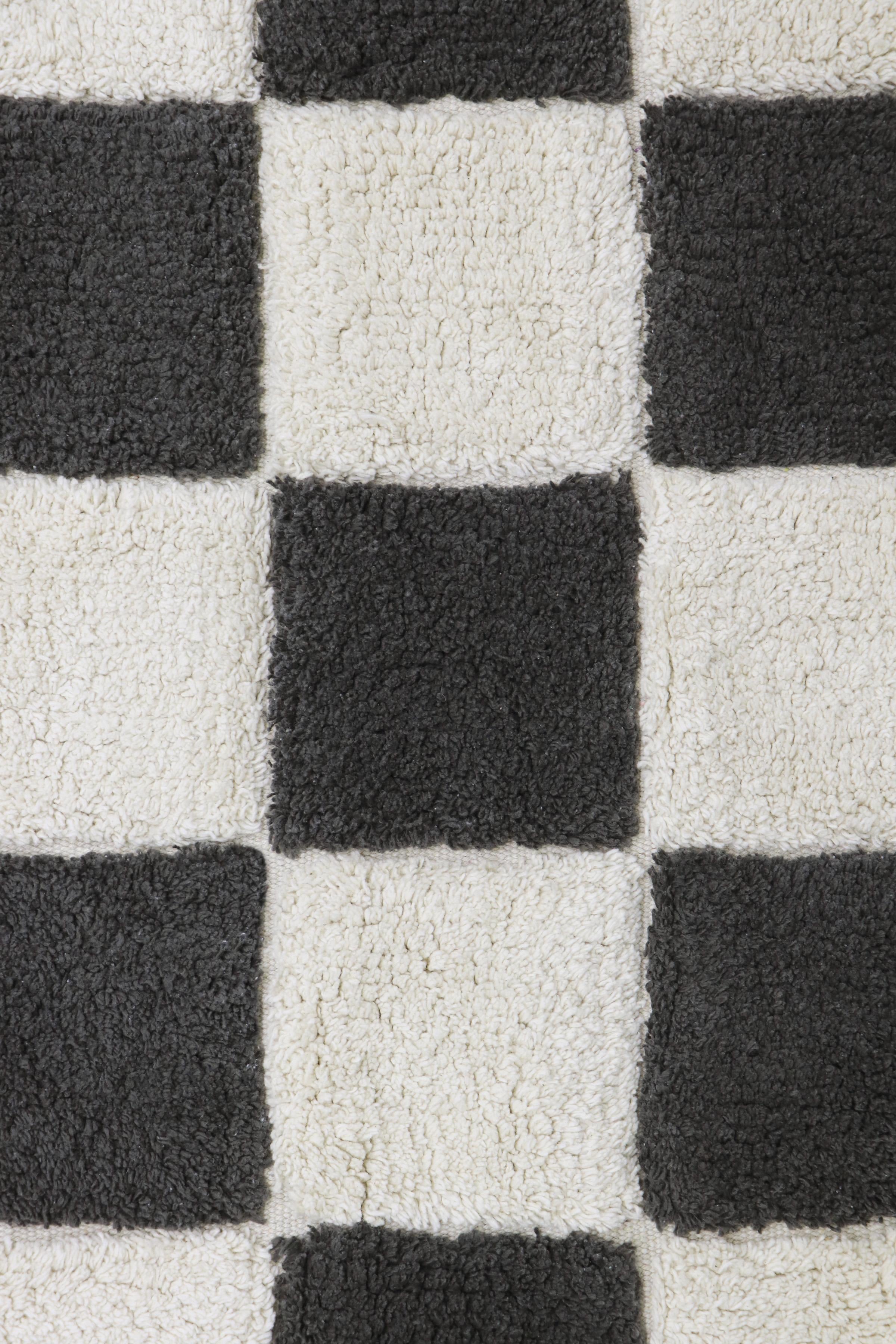 Lorena Canals Çocuk Odası Halısı, Kitchen Tiles Dark Grey Xs