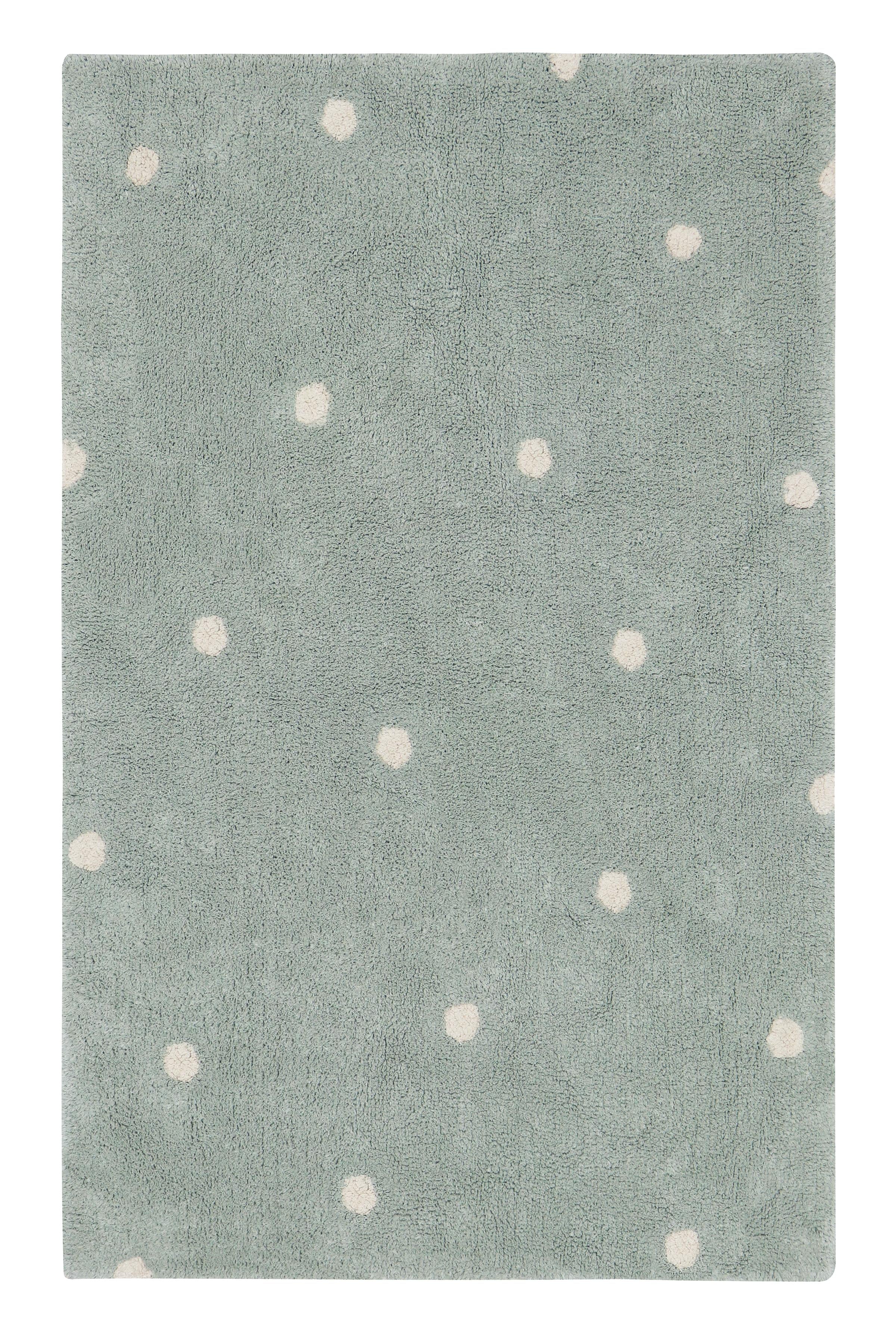 Halı, Mini Dot Blue Sage