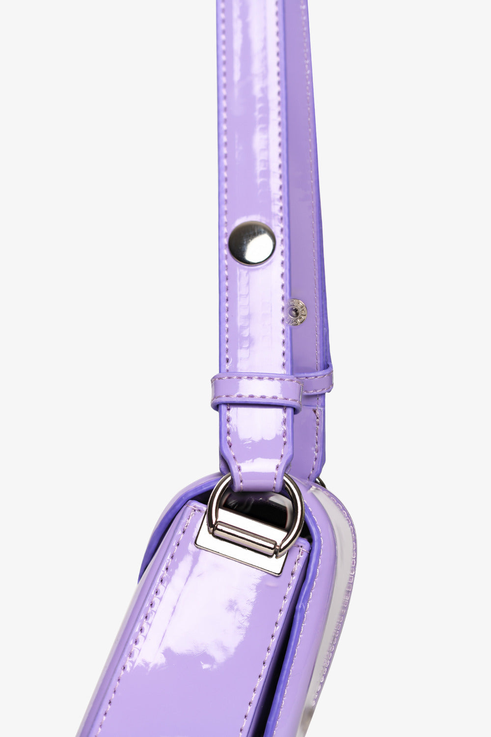 Loventa-Ayarlanabilir Askılı Baget Çanta Lila Hera-Omuz Çantası-4-Milagron.com