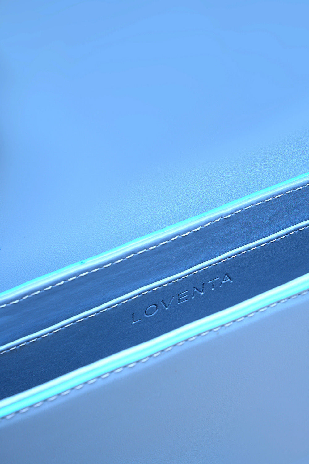 Loventa-Ayarlanabilir Askılı Baget Çanta Mavi Hera-Omuz Çantası-5-Milagron.com