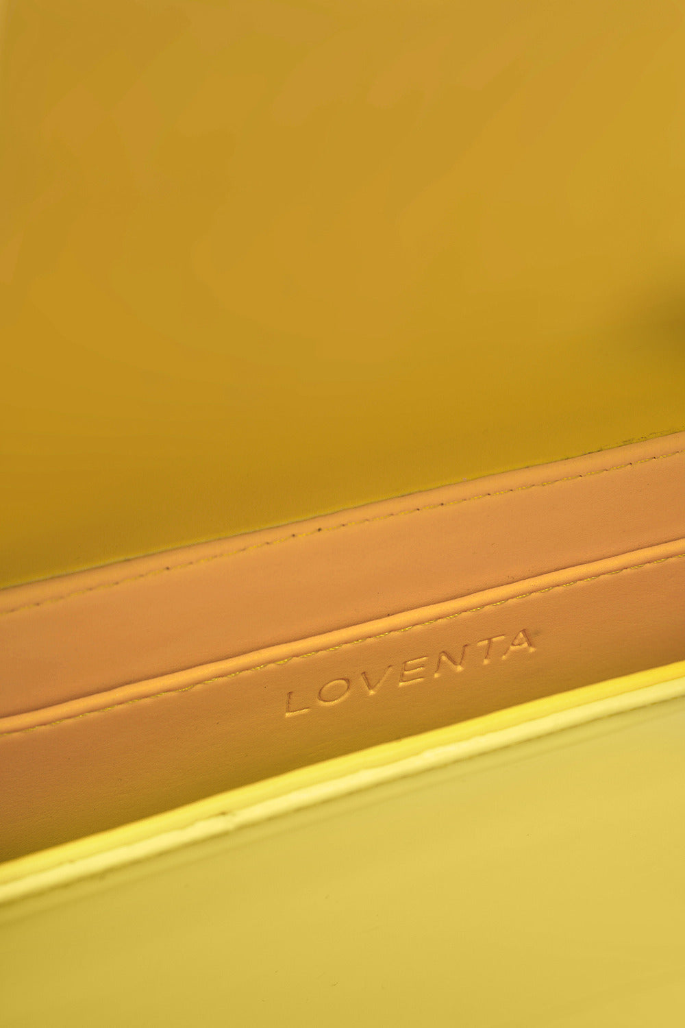 Loventa-Ayarlanabilir Askılı Baget Çanta Sarı Hera-Omuz Çantası-5-Milagron.com