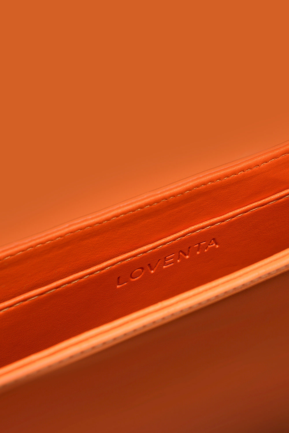 Loventa-Ayarlanabilir Askılı Baget Çanta Turuncu Hera-Omuz Çantası-5-Milagron.com