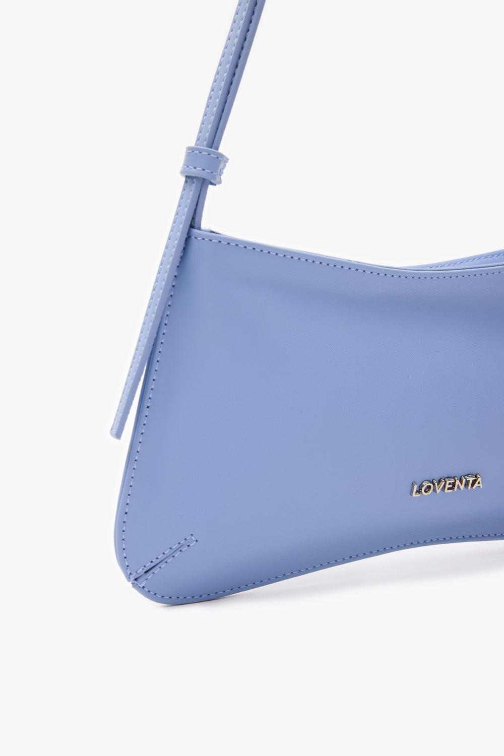 Loventa-Kemer Detaylı Omuz Çantası Bebek Mavisi Eleanor-Omuz Çantası-4-Milagron.com