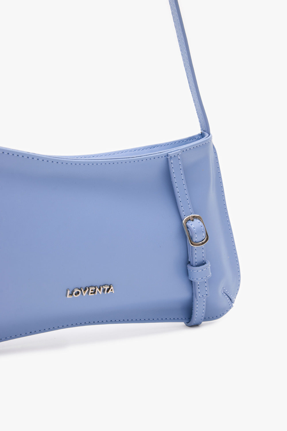 Loventa-Kemer Detaylı Omuz Çantası Bebek Mavisi Eleanor-Omuz Çantası-5-Milagron.com