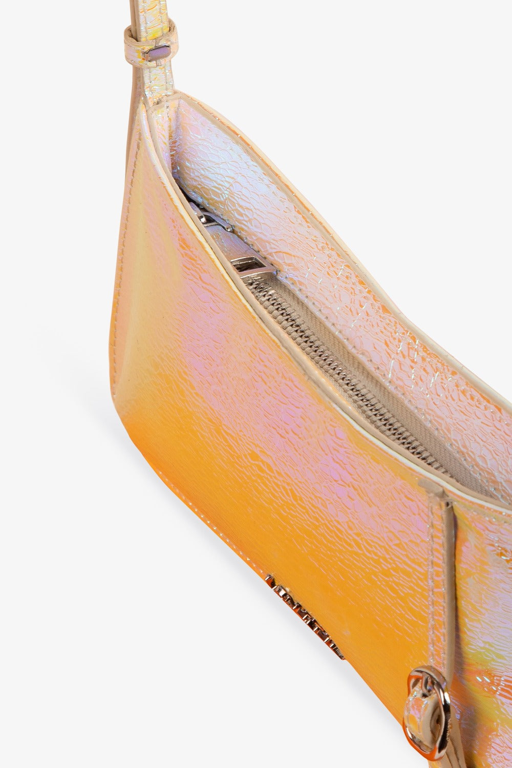 Loventa-Kemer Detaylı Omuz Çantası Holografik Sunset Eleanor-Omuz Çantası-6-Milagron.com