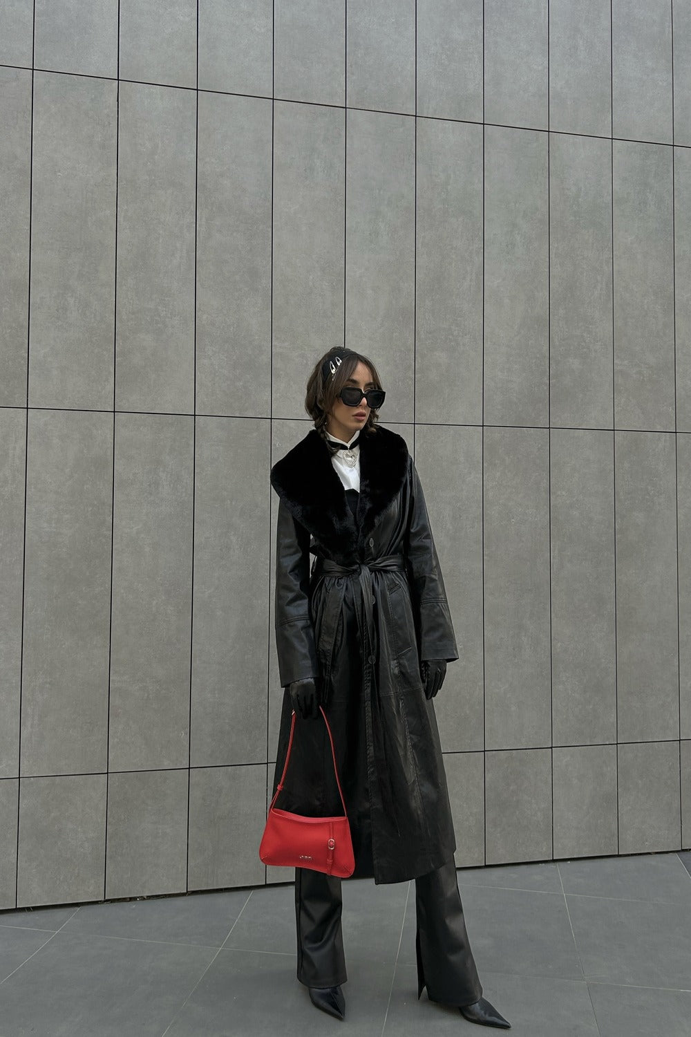 Loventa-Kemer Detaylı Omuz Çantası-Omuz Çantası-4-Milagron.com