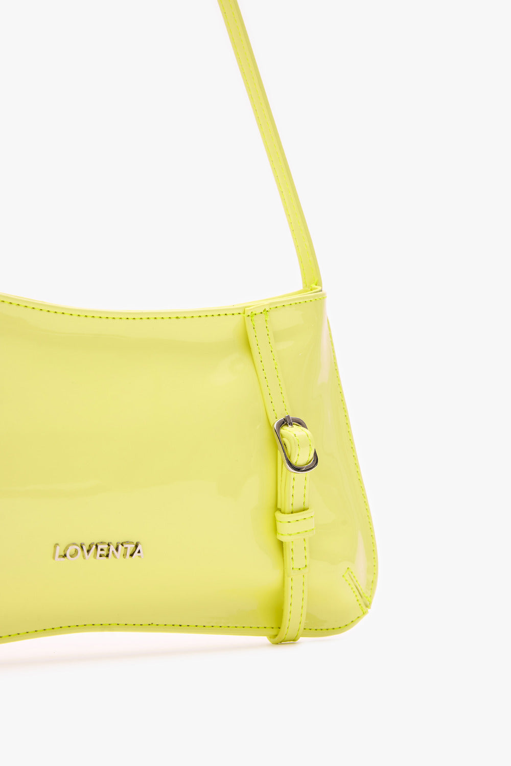 Loventa-Kemer Detaylı Omuz Çantası Sarı Eleanor-Omuz Çantası-4-Milagron.com
