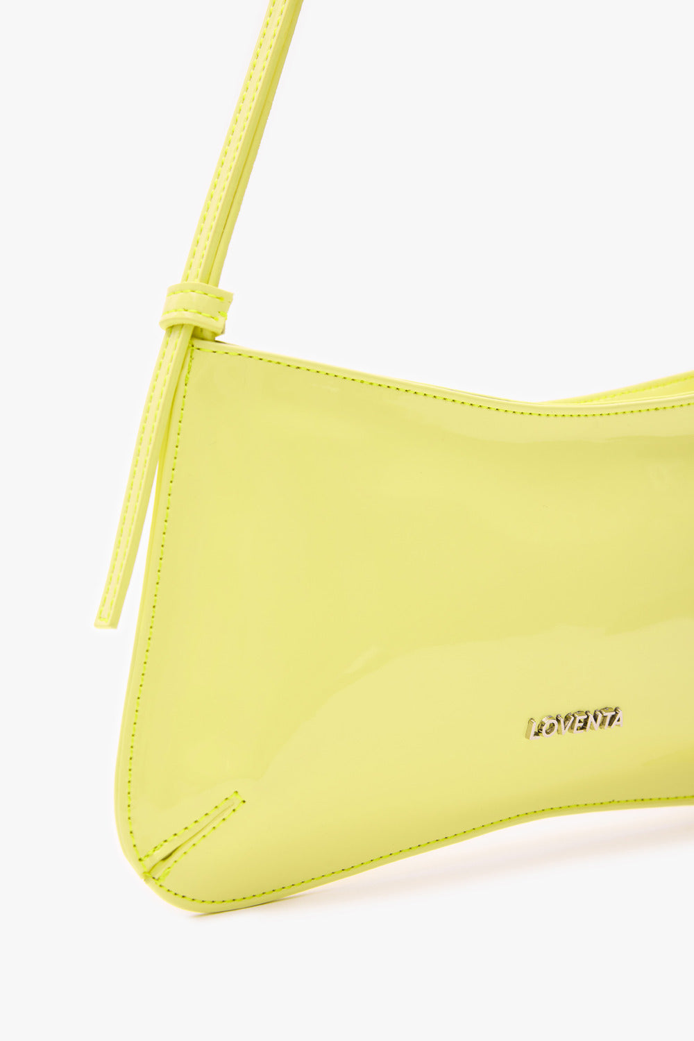 Loventa-Kemer Detaylı Omuz Çantası Sarı Eleanor-Omuz Çantası-5-Milagron.com