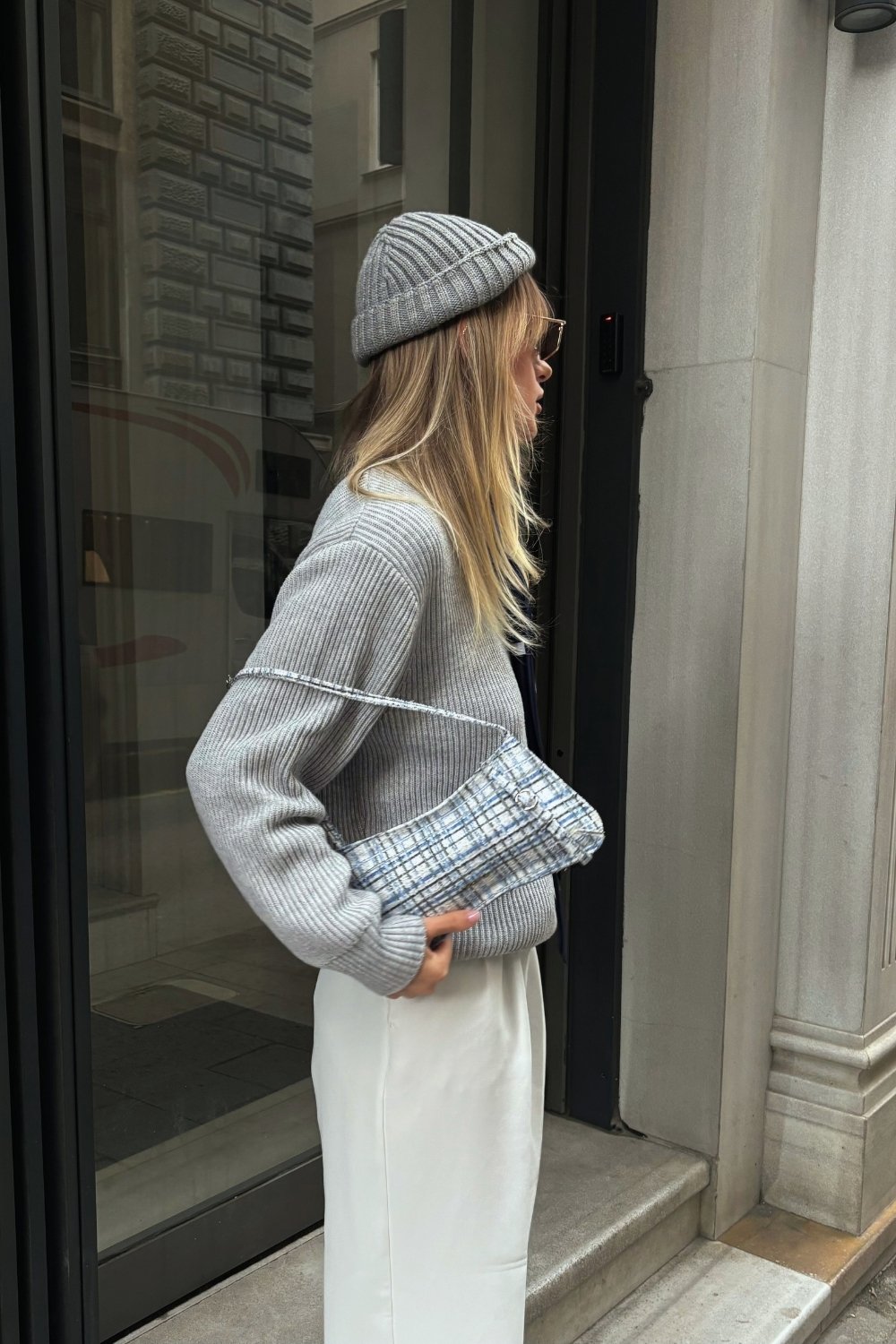 Loventa-Kemer Detaylı Omuz Çantası Tüvi̇t Mavi̇ Eleanor-Omuz Çantası-2-Milagron.com