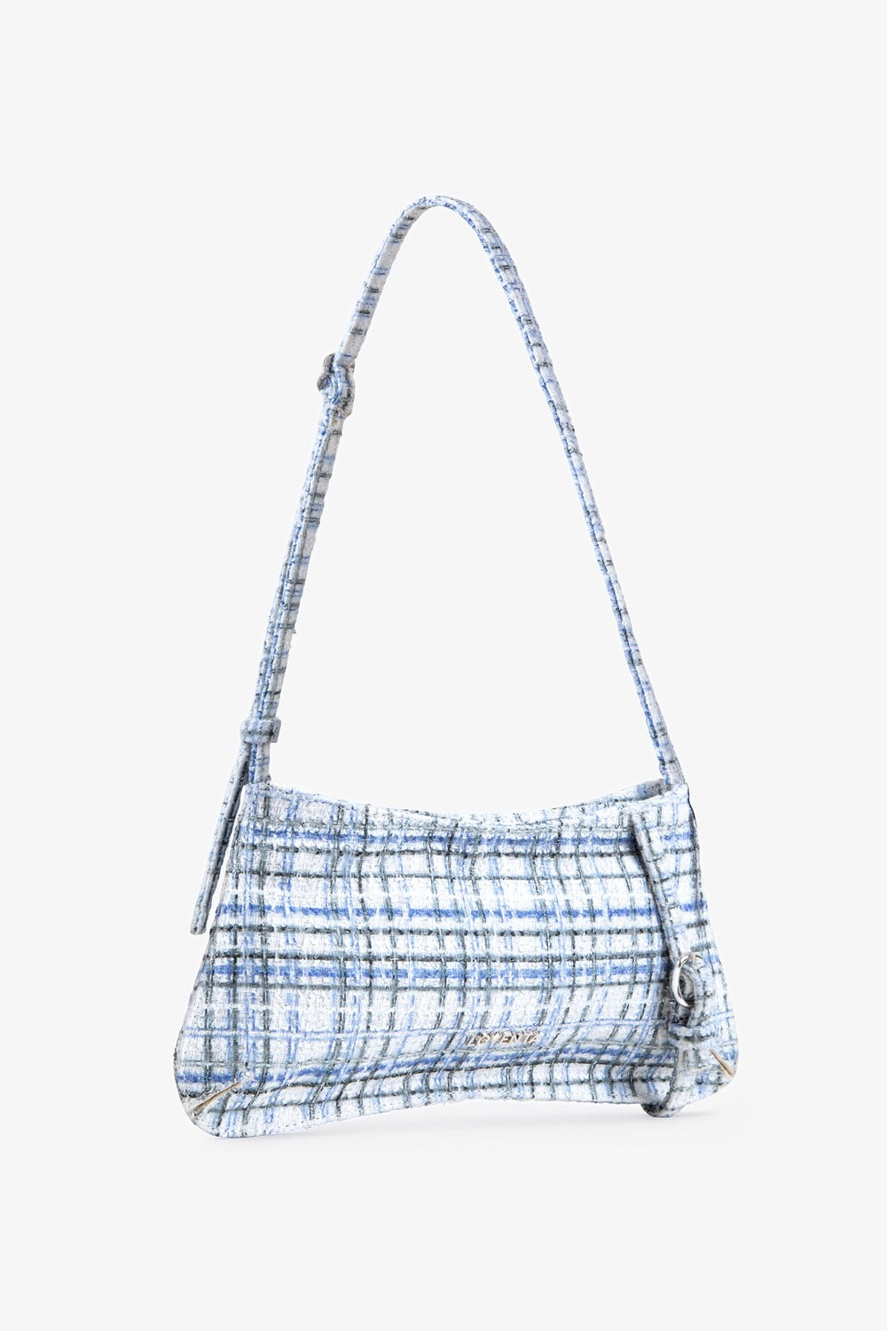 Loventa-Kemer Detaylı Omuz Çantası Tüvi̇t Mavi̇ Eleanor-Omuz Çantası-3-Milagron.com