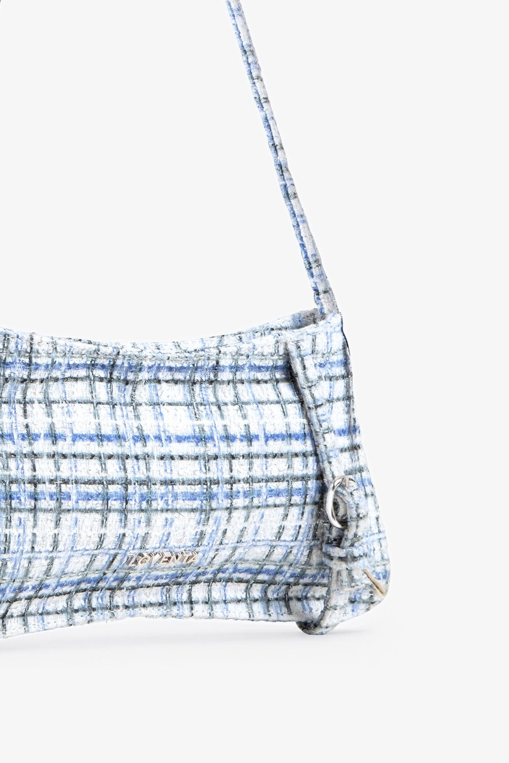 Loventa-Kemer Detaylı Omuz Çantası Tüvi̇t Mavi̇ Eleanor-Omuz Çantası-4-Milagron.com