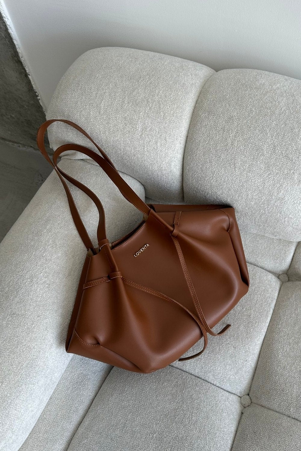 Loventa-Large Tote Bag Taba Niesha-Omuz Çantası-2-Milagron.com