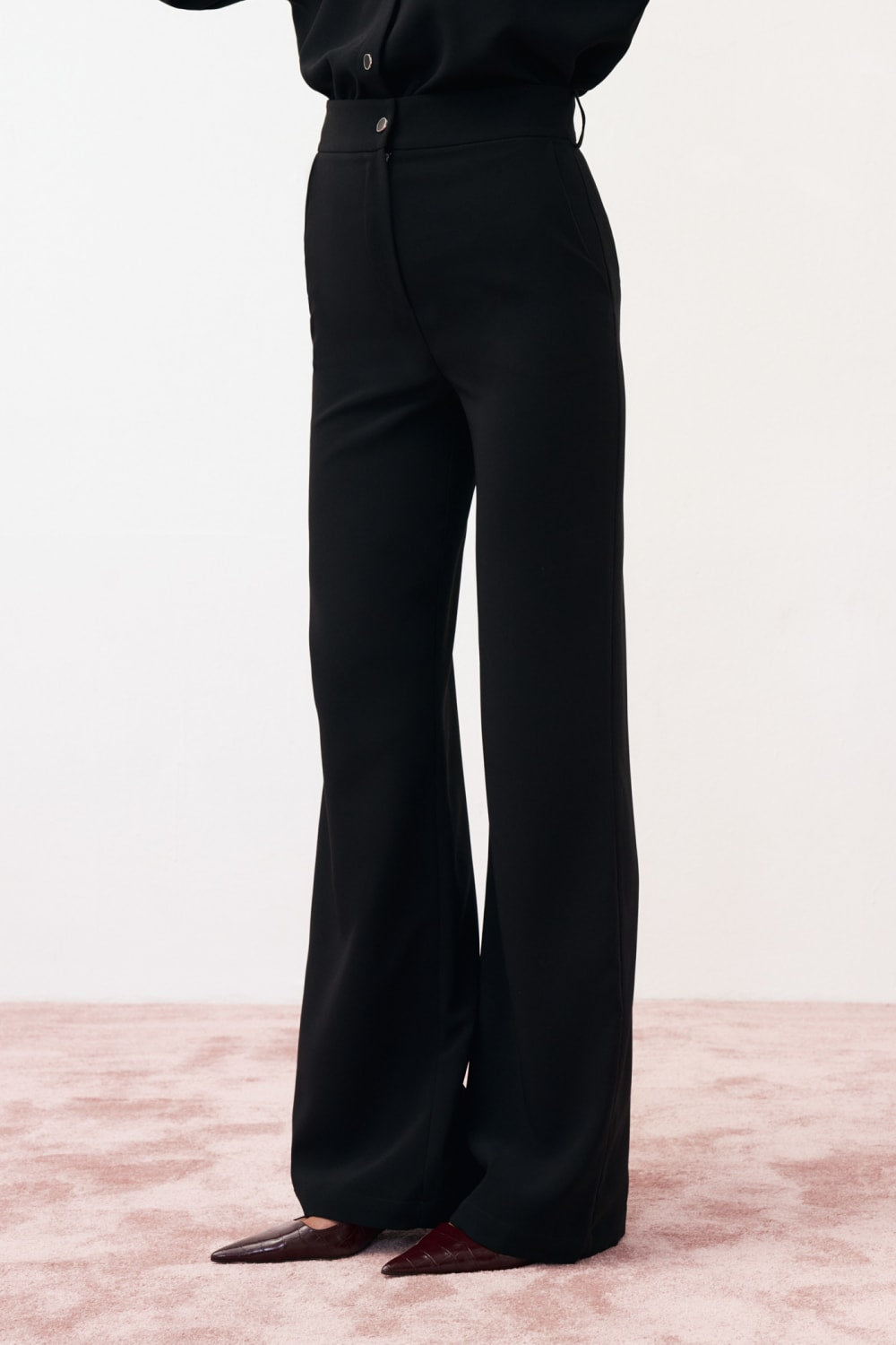 Lucentie-Aila Black Pants-Pantolon-3-Milagron.com