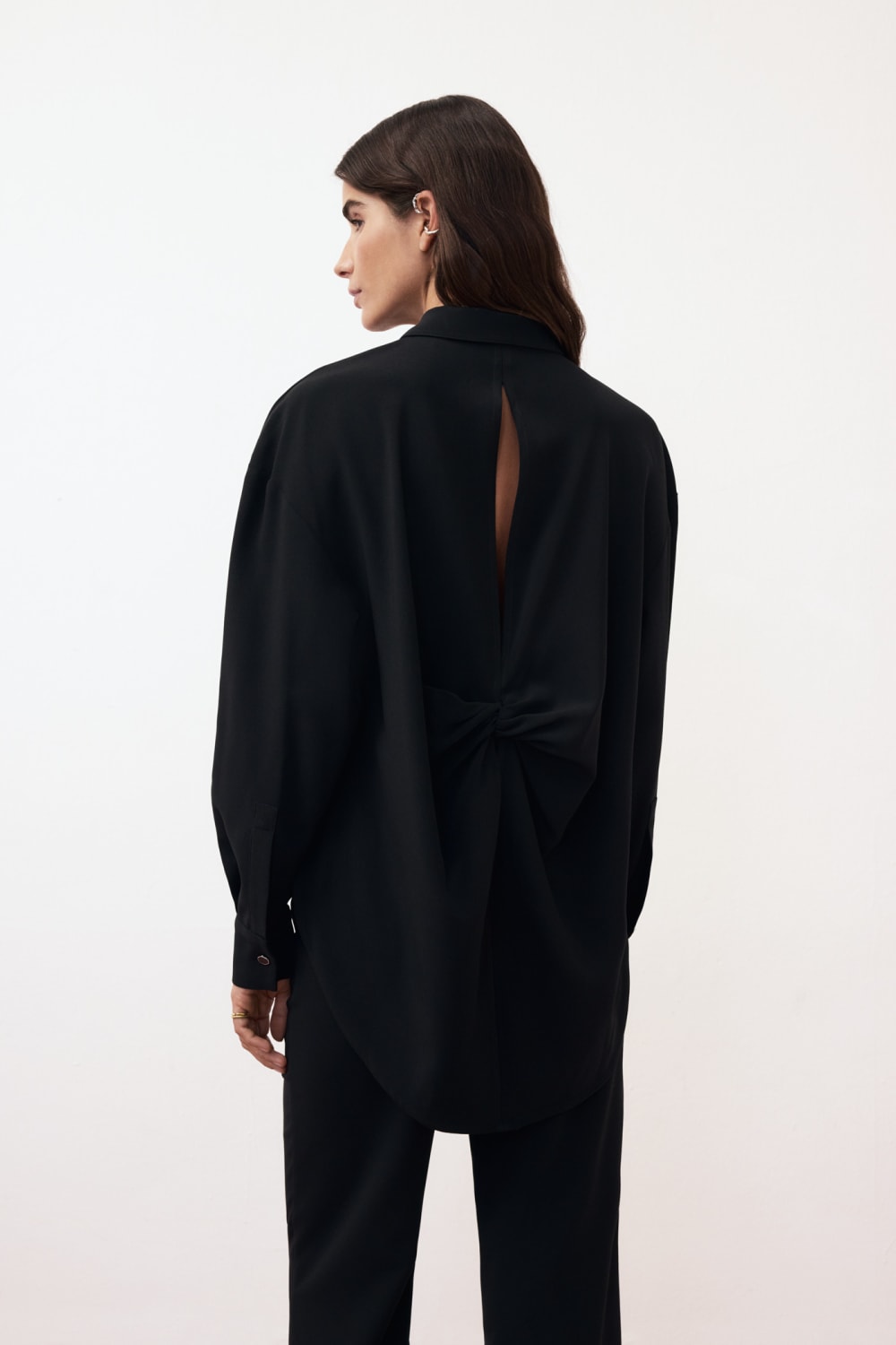 Lucentie-Aila Black Shirt-Bluz-5-Milagron.com