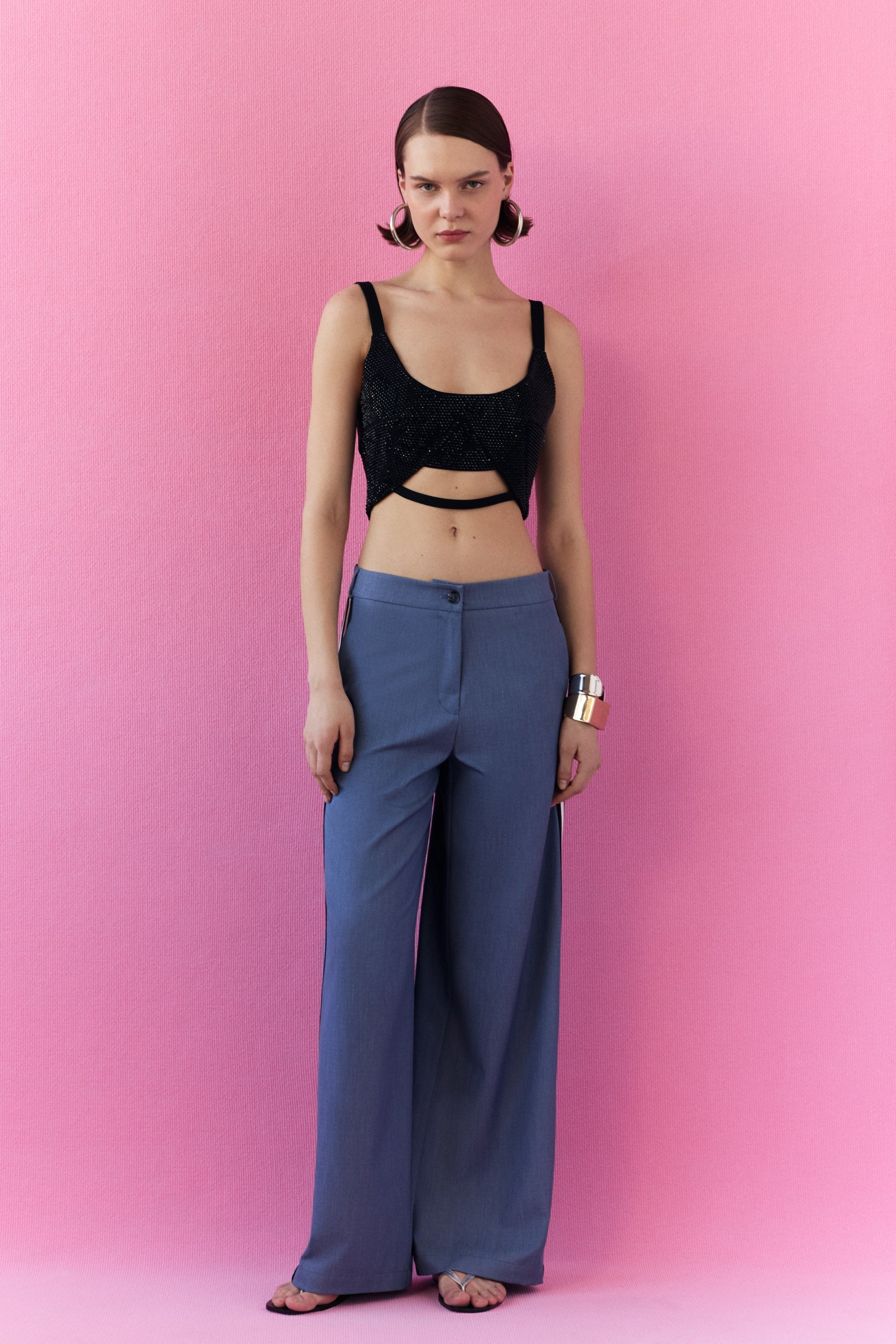 Lucentie-Desu Pants-Kumaş Pantolon-1-Milagron.com