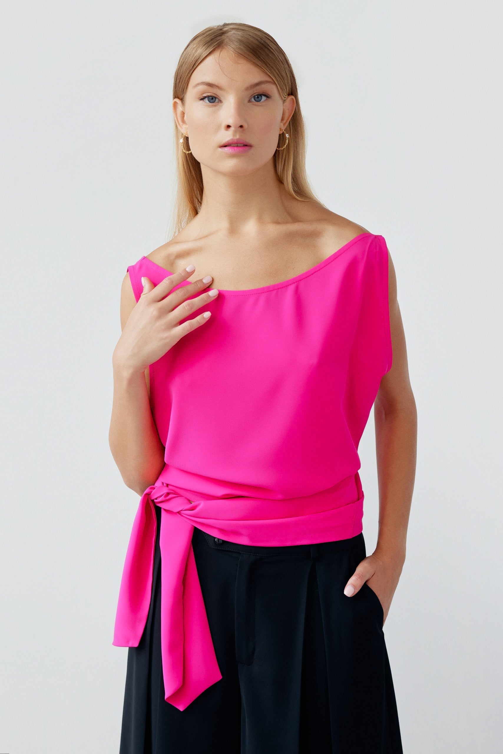 Lucentie-Easy Pink Top-Top-4-Milagron.com