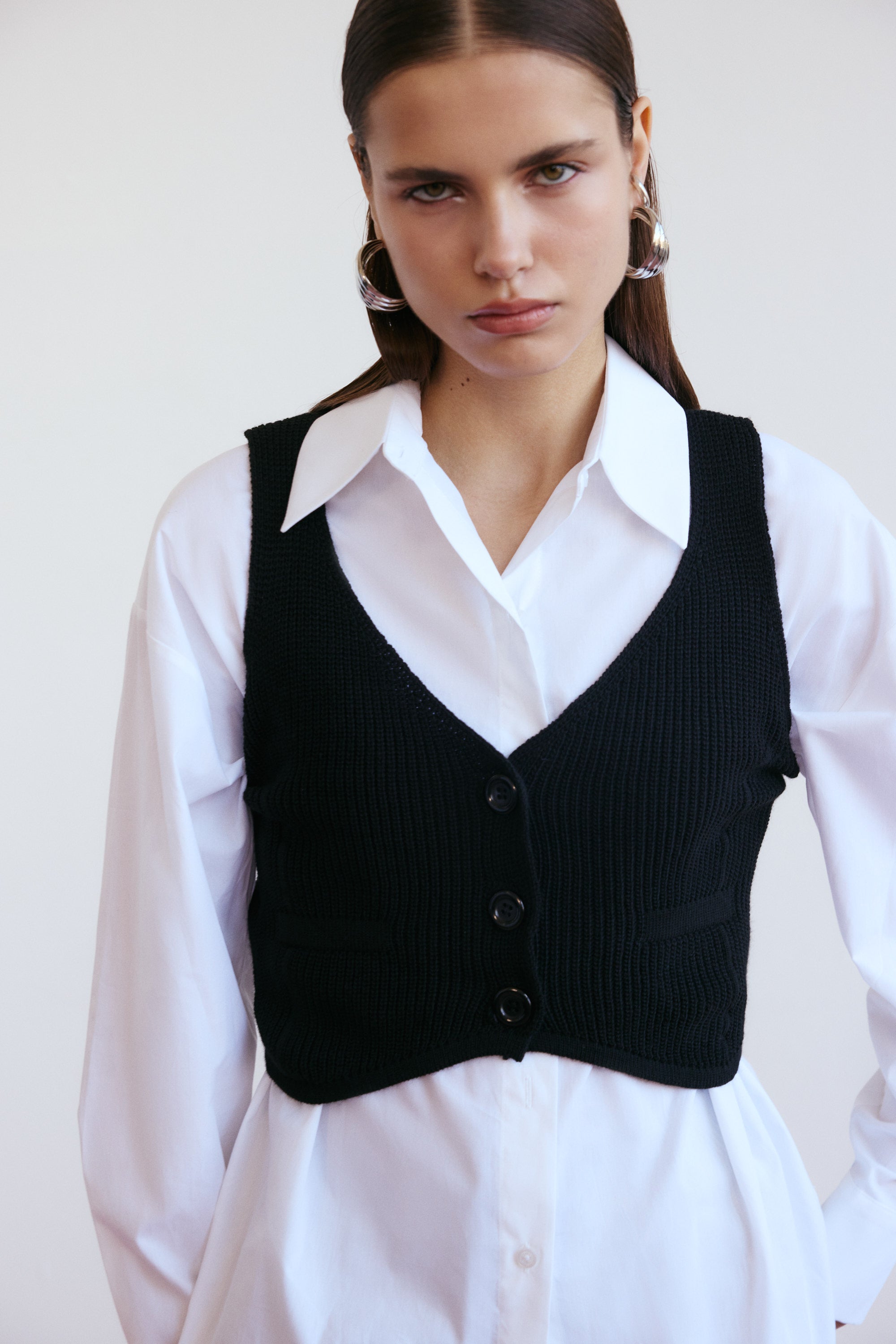 Lucentie-Luce Tricot Vest-Yelek-1-Milagron.com