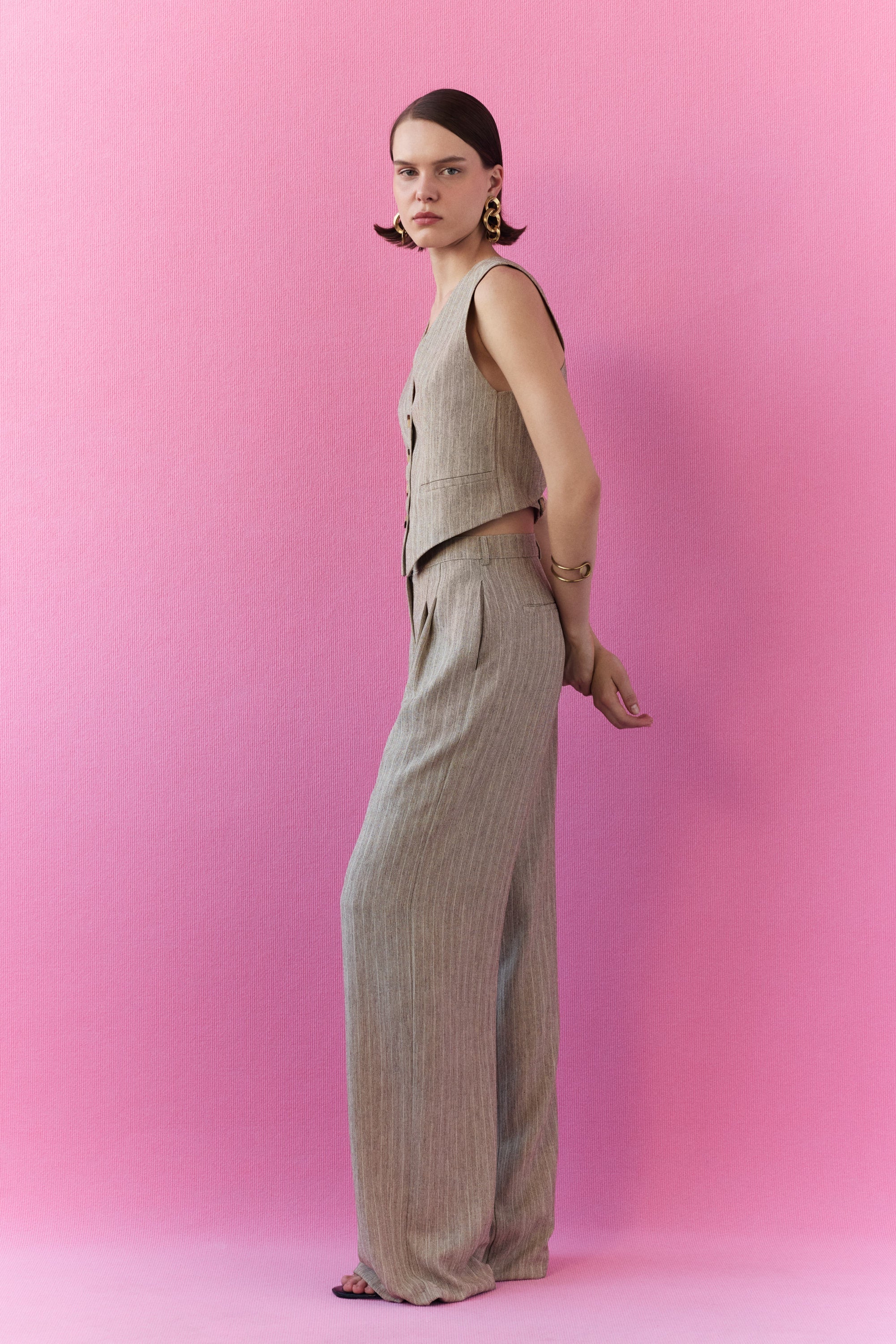 Lucentie-Minn Beige Pants-Kumaş Pantolon-2-Milagron.com