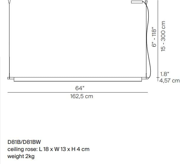 Compendium 1L Sarkit Pi̇ri̇nç Ø157X4,6 H300 Cm Led 33W 2700K