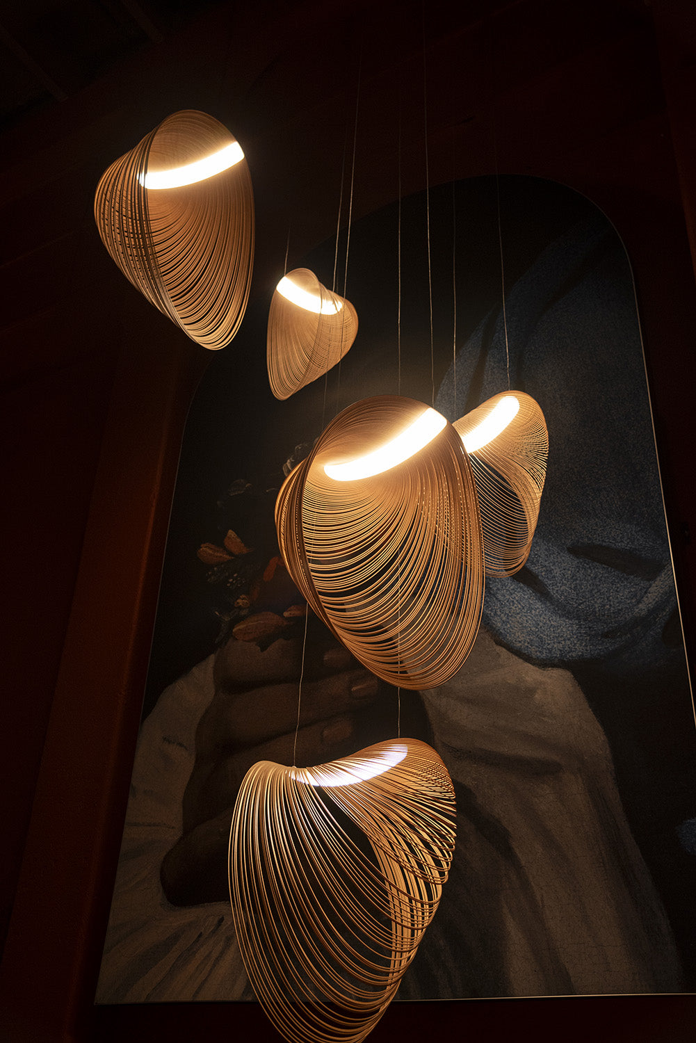 Illan 1L Sarkit Birch Ø100X65 Cm Led 40W 2700K Dali