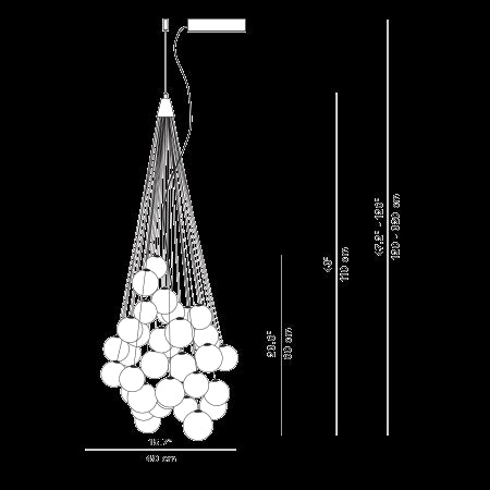 Stochastic 48L Sarkit Beyaz Ø40 Cm Led 18W 2700K