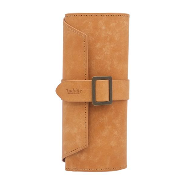 Luddite-Luddite Limited Edition Hand Made Maya Derisi Rulo Kalemlik Camel-Kalem Çantası-2-Milagron.com