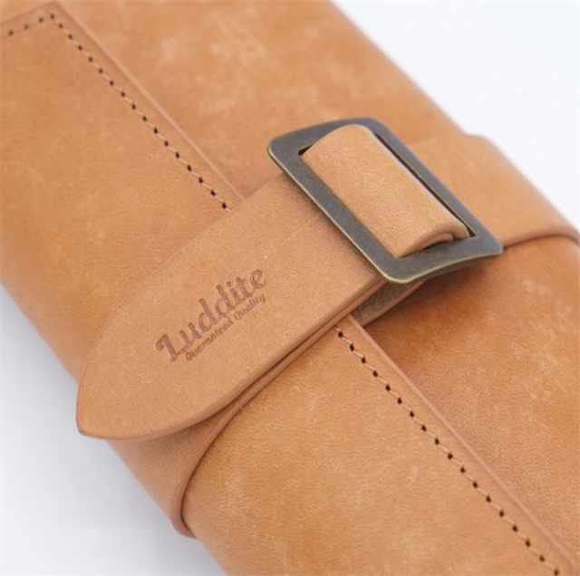 Luddite-Luddite Limited Edition Hand Made Maya Derisi Rulo Kalemlik Camel-Kalem Çantası-6-Milagron.com