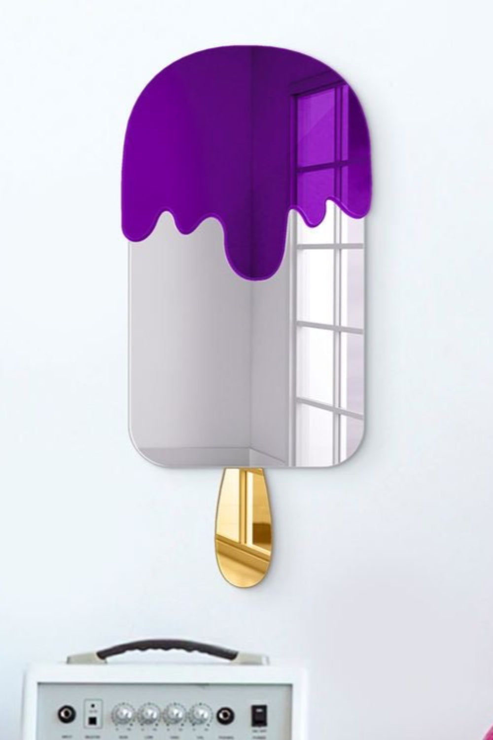 Lujolab.-Aynalı Pleksi Dondurma Duvar Süsü-Duvar Süsü-1-Milagron.com