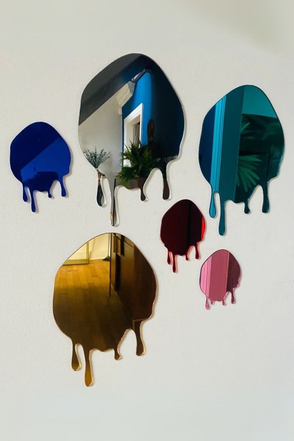 Lujolab.-Aynalı Tasarım Pleksi Duvar Dekorasyonu-Duvar Dekorları-1-Milagron.com