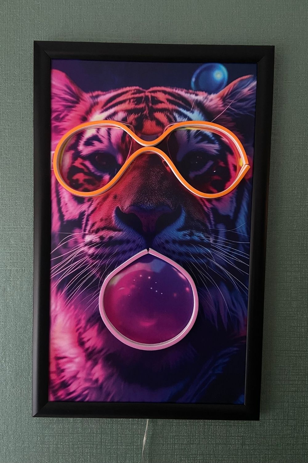 Lujolab.-Kaplan Neon Duvar Posteri-Tablo-1-Milagron.com