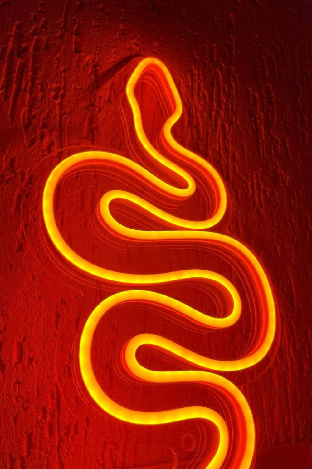 Lujolab.-Neon Yılan Işıklı Duvar Dekorasyonu-Duvar Süsü-1-Milagron.com