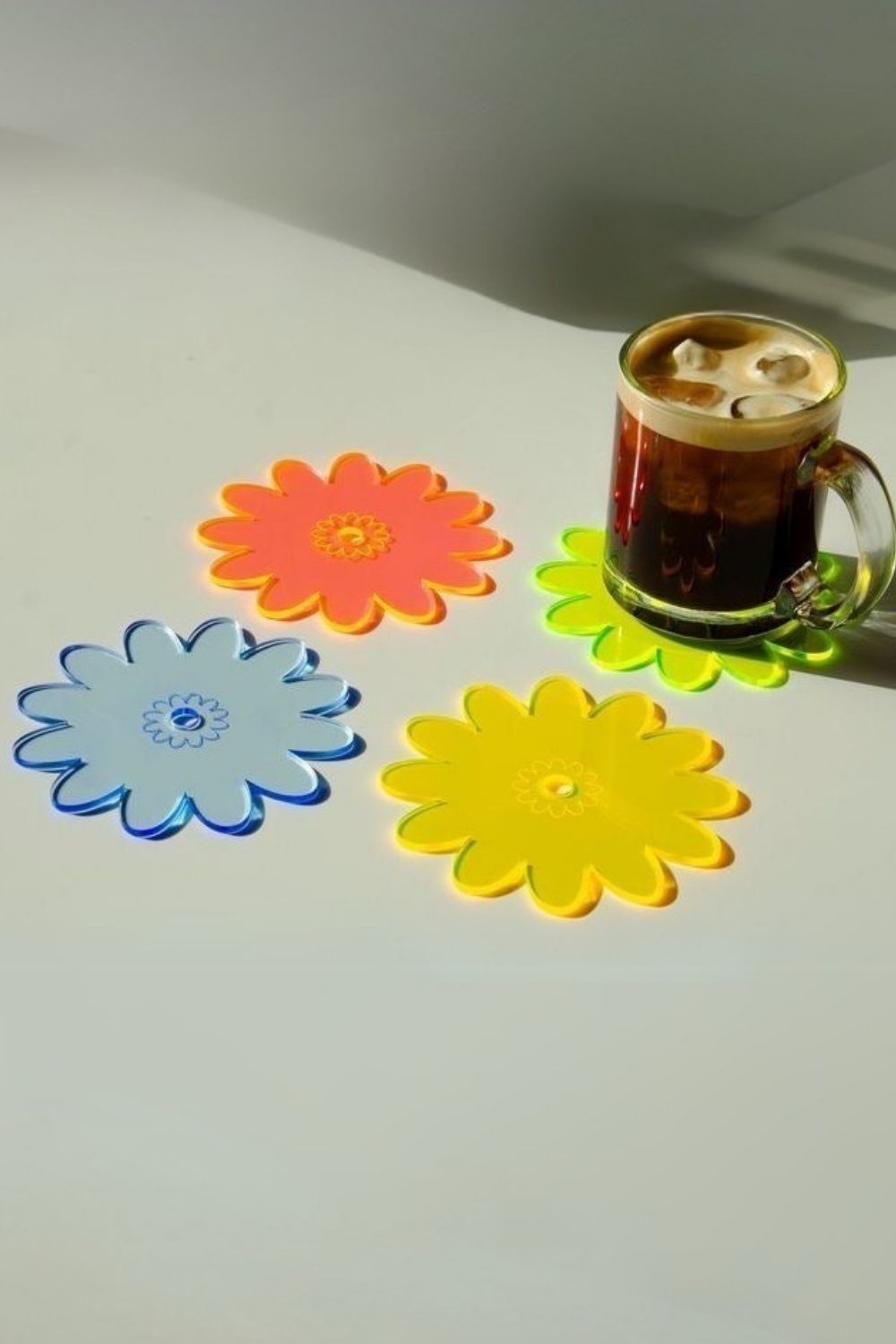 Lujolab.-Pleksi Bardak Altlığı Seti-Bardak Altlığı-1-Milagron.com