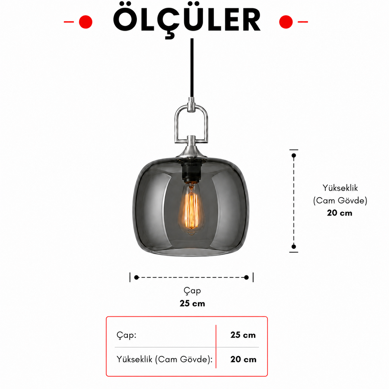 Lumiana-Aurelia Small Cam Sarkıt Krom-Avize-4-Milagron.com