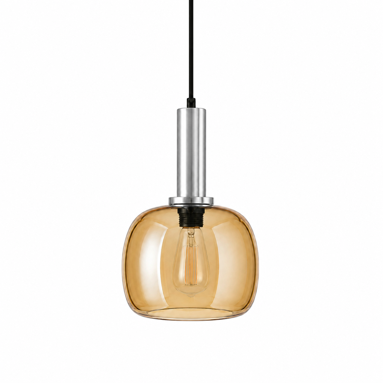 Lumiana-Aurelia Small Cam Sarkıt Krom-Avize-6-Milagron.com