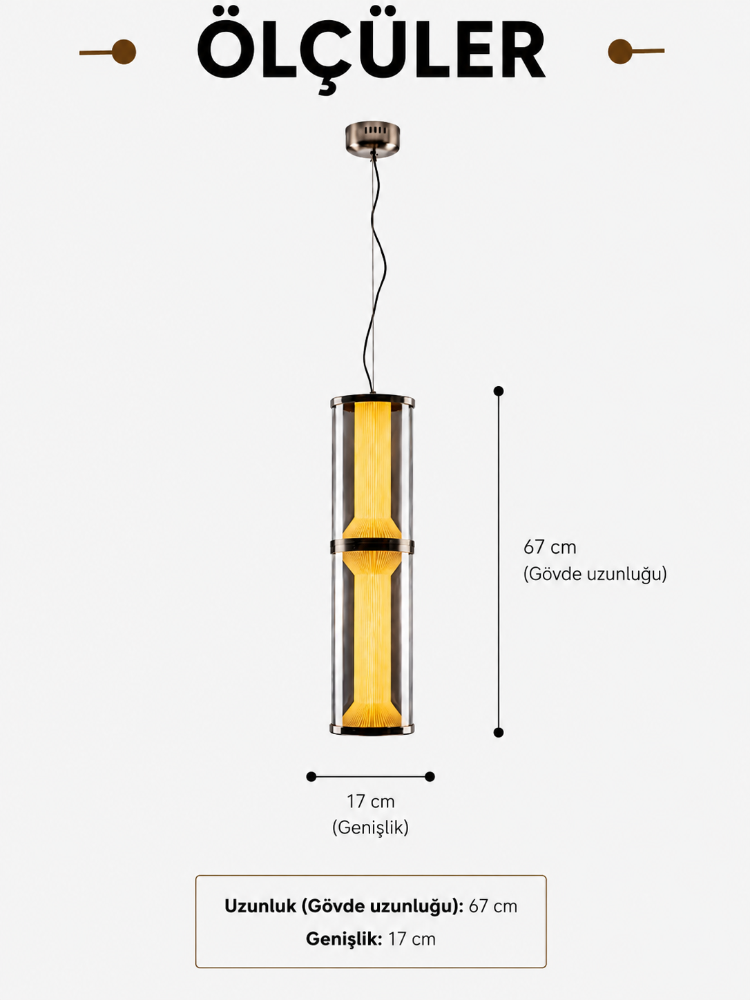 Lumiana-Raleigh Füme Sarkıt (Large)-Avize-3-Milagron.com