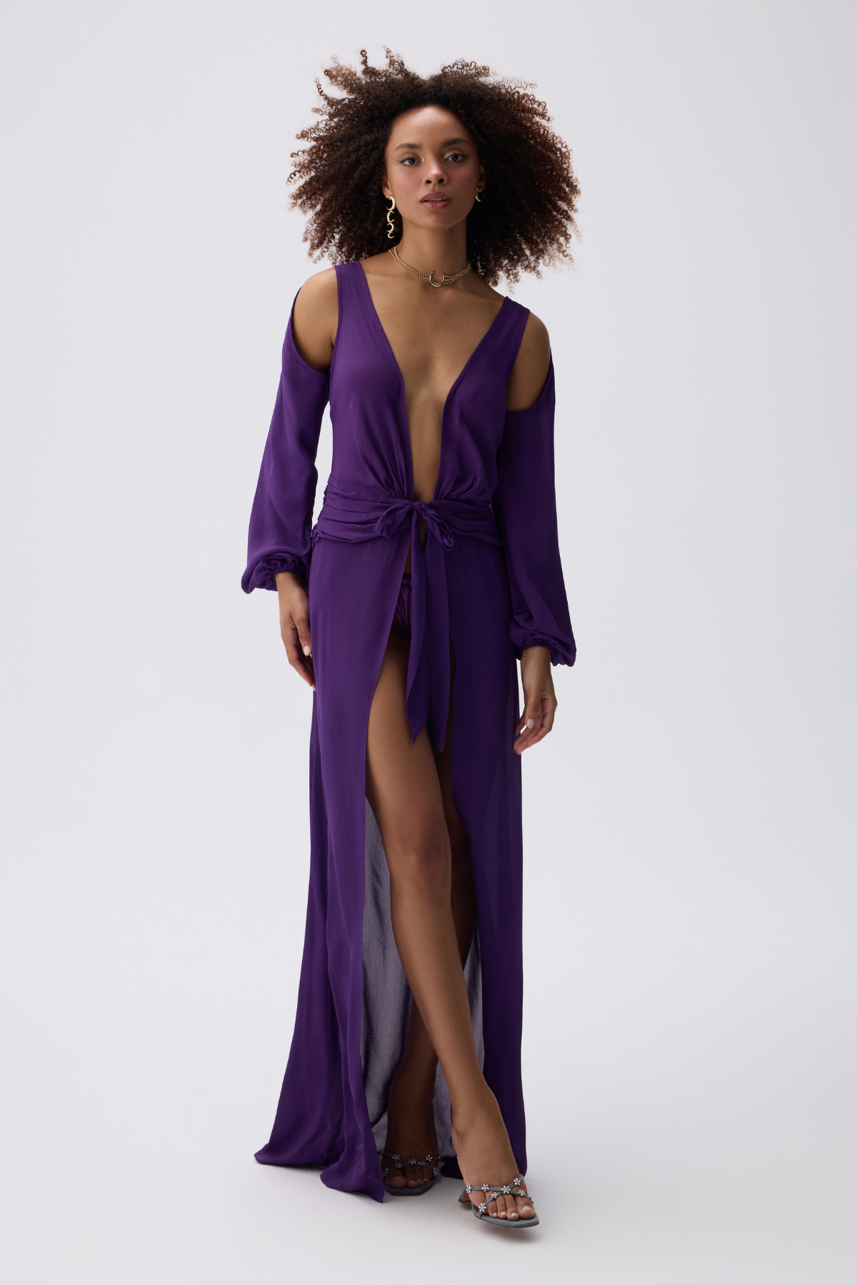 Luna B-Camila Ki̇mono-Elbise-1-Milagron.com