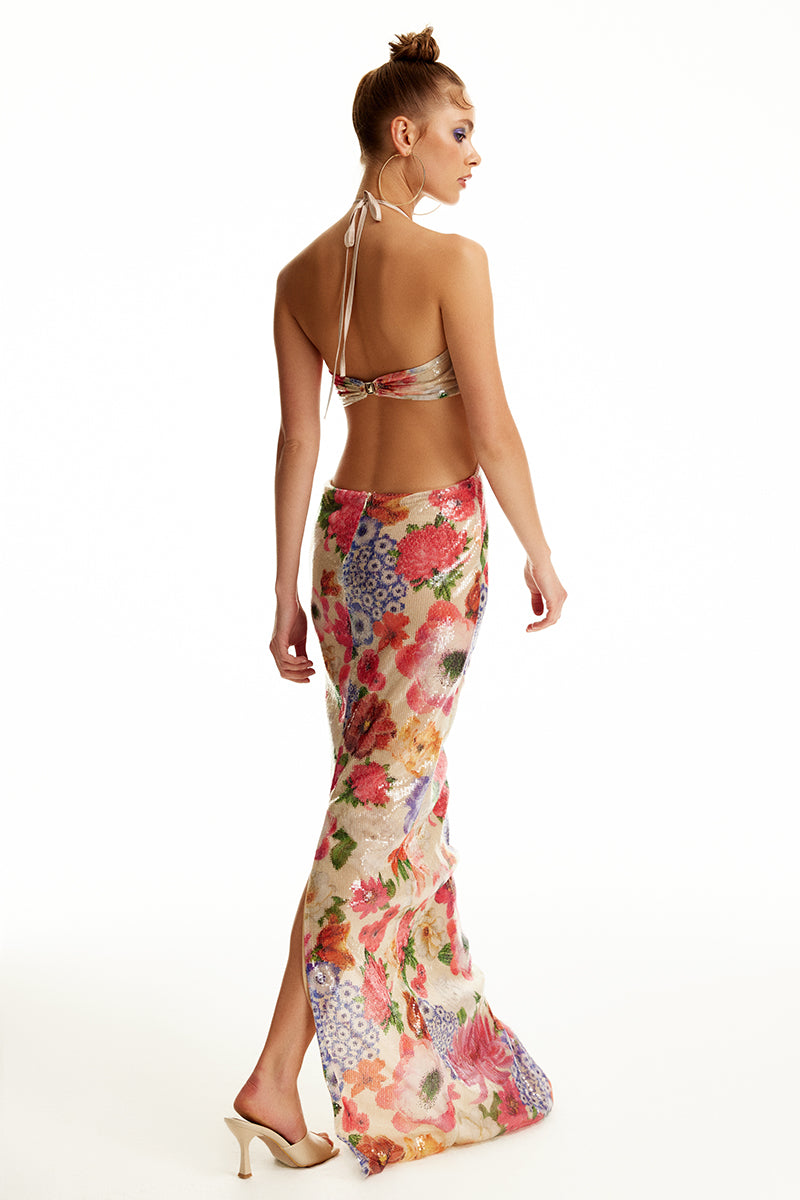 Luna B-Wildflower Elbise-Elbise-10-Milagron.com