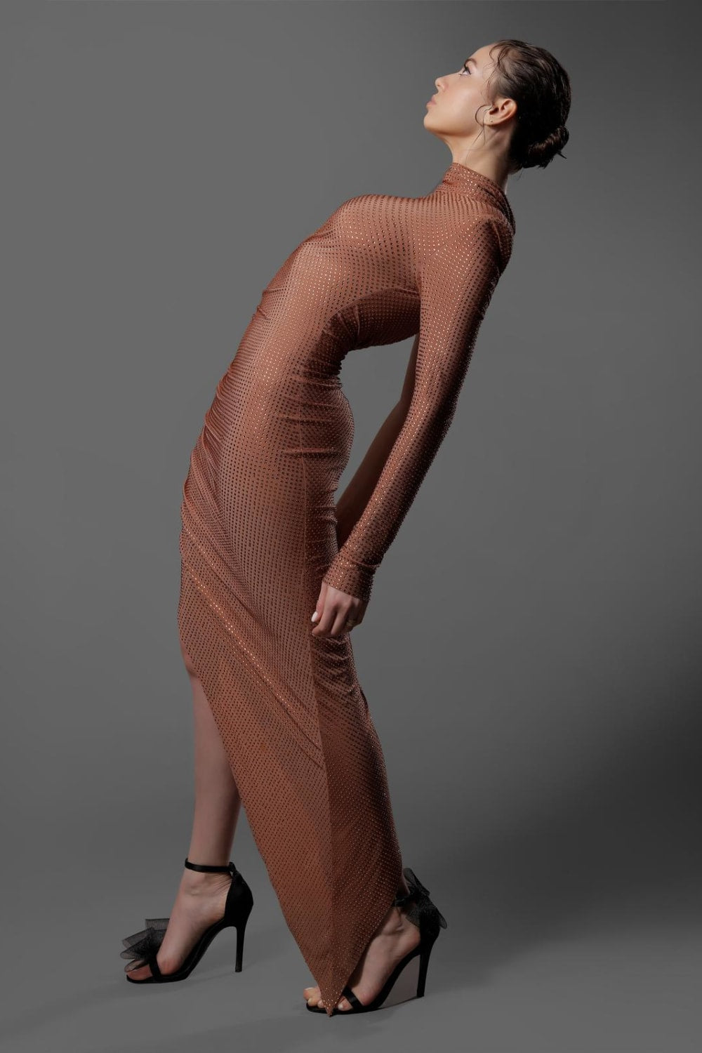 Luna Official Luna By Savoir-Midnight Mirage Dress-Elbise-5-Milagron.com