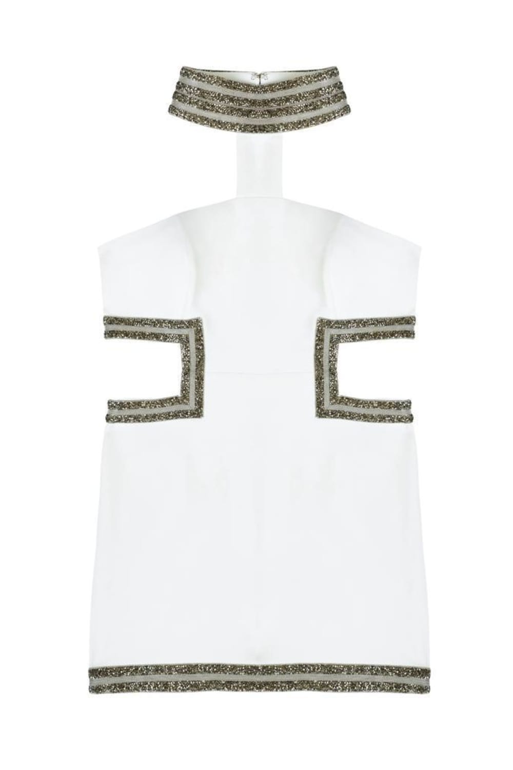 Luna Official Luna By Savoir-Snowfall Soiree Dress-Elbise-1-Milagron.com