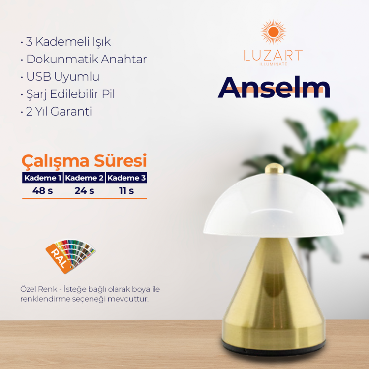 Anselm (Manyetik Şarj Kasetli)