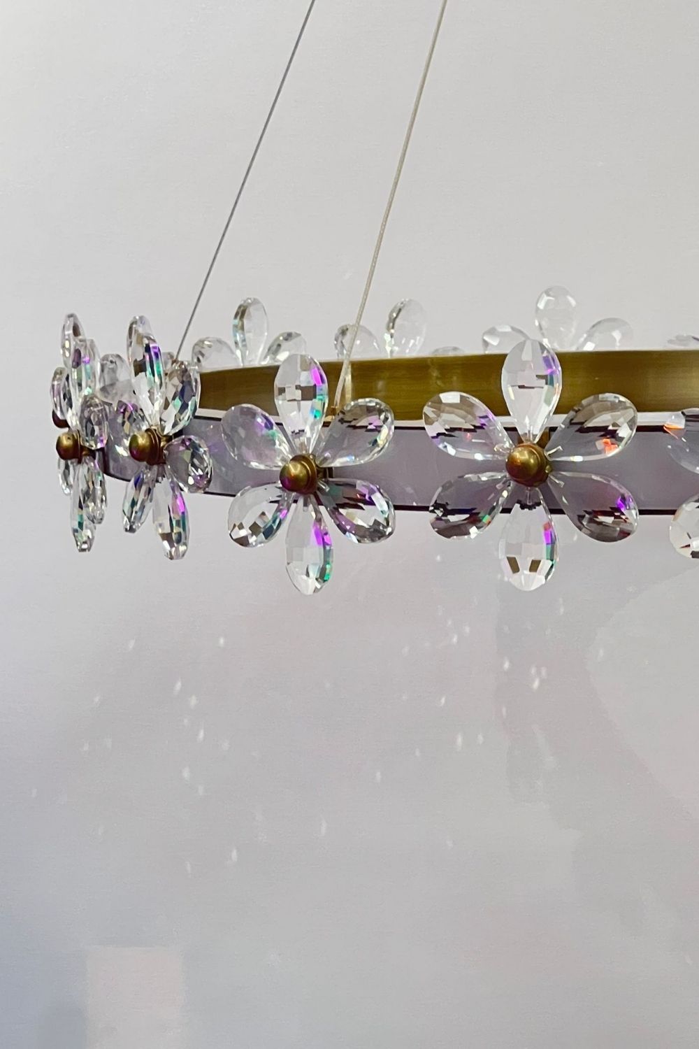 Florale Kristal Avize - 2