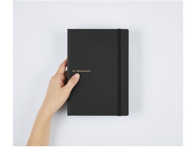 Maruman Mnemosyne Journal Sert Kapak A5 Noktalı Siyah Defter N888-05