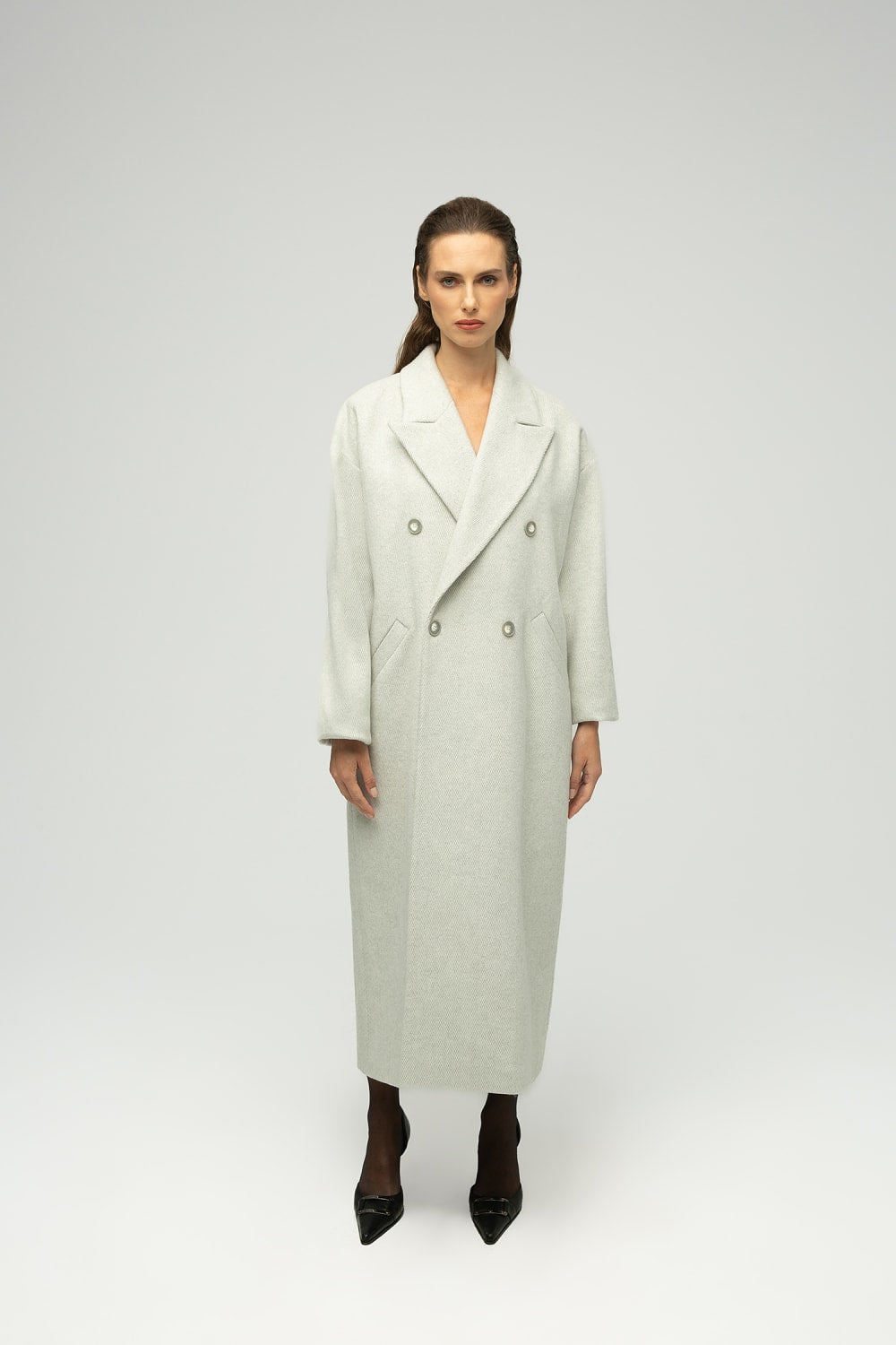 MAXIMUS-Suzan Oversize Yün Palto-Kaban-1-Milagron.com