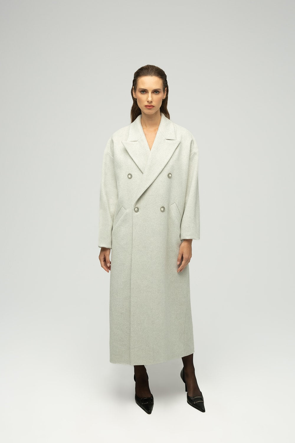 MAXIMUS-Suzan Oversize Yün Palto-Kaban-4-Milagron.com