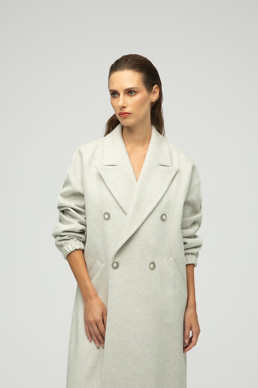 MAXIMUS-Suzan Oversize Yün Palto-Kaban-5-Milagron.com