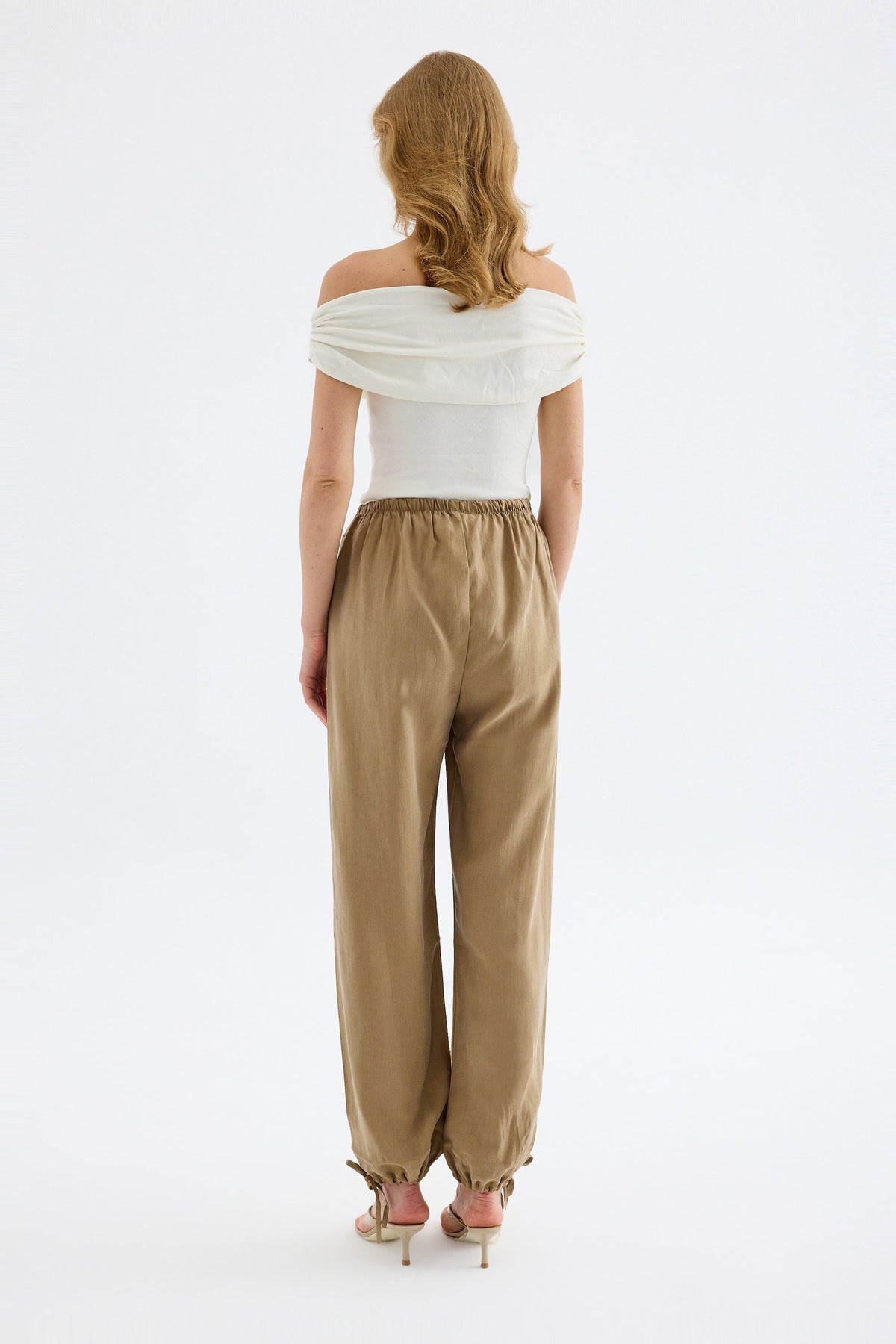 Novelle Modal Balon Pantolon - Bej