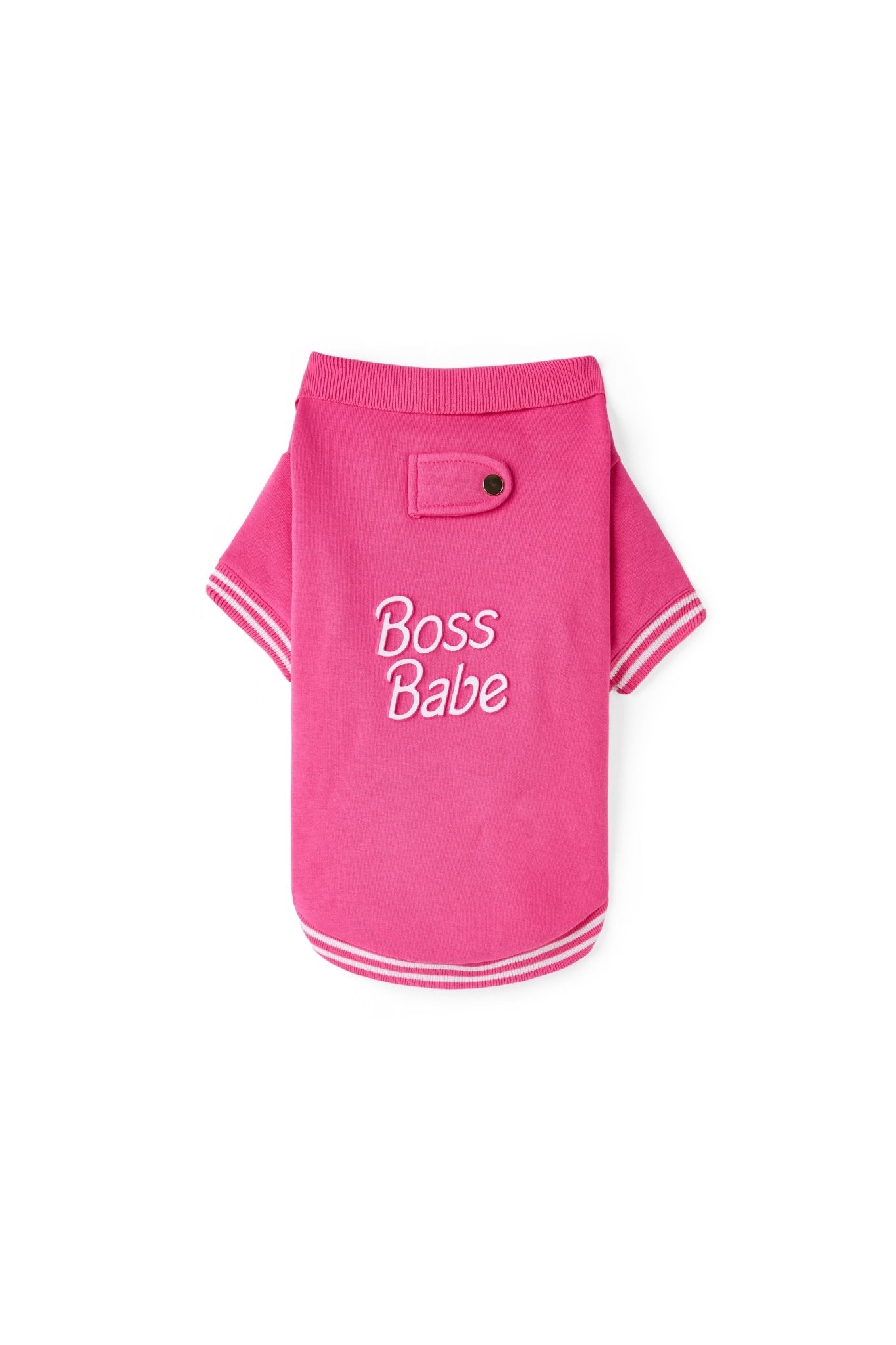 Boss Babe Dog Sweatshirt — Paris Hilton × Moshiqa Pink Luxury Dog Sweatshirt