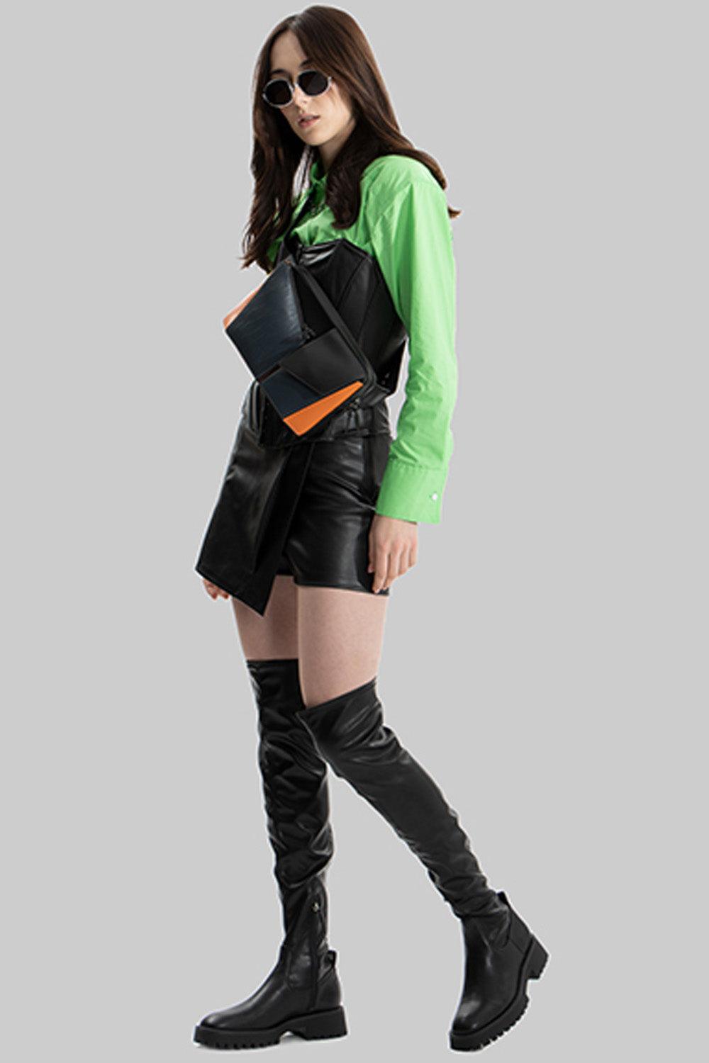 MX Clan-Freed Gri-Omuz Çantası-5-Milagron.com